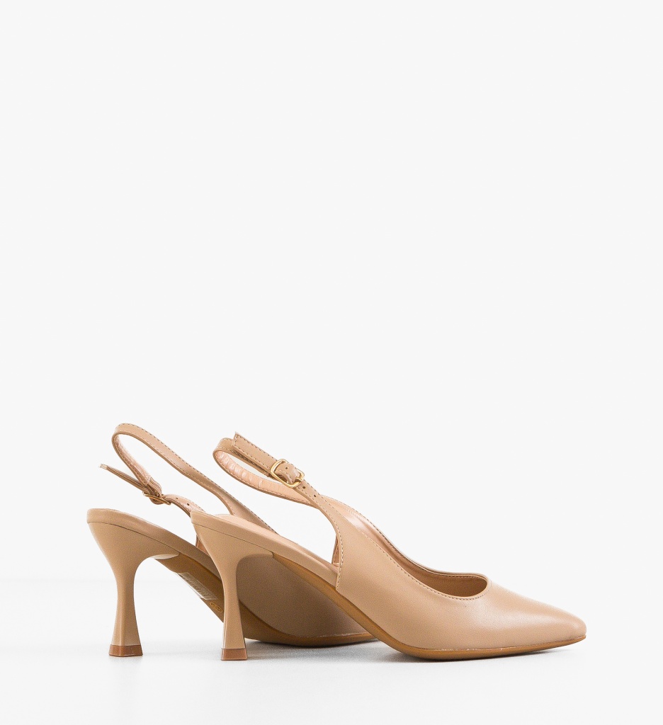 Pantofi Dama Sanders Nude | Eleganță și Stil - imagine 4