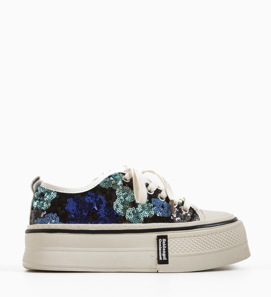 Sneakers Dama Paieta | Design Glamour Multicolor - imagine 7