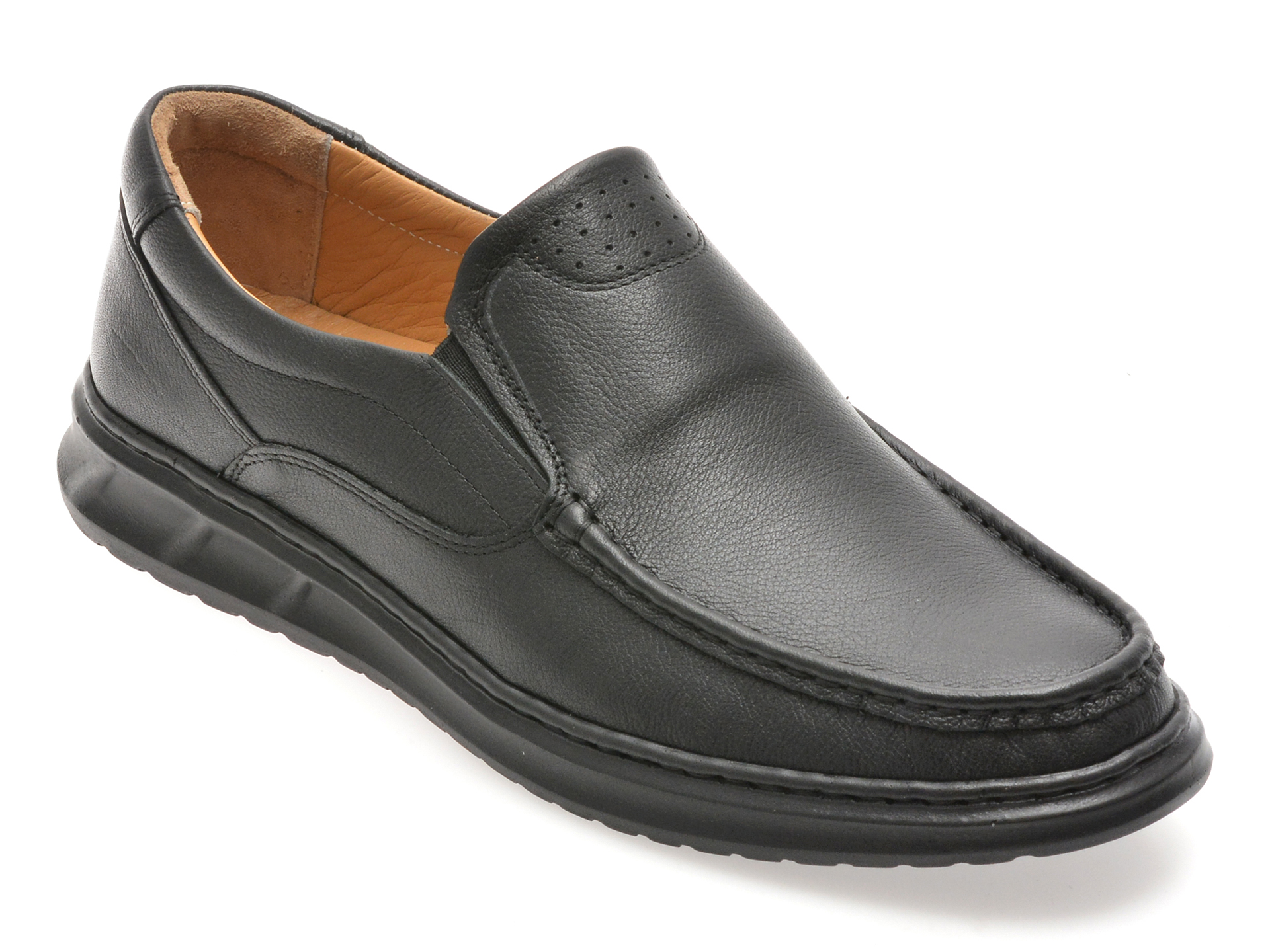 Mocasini Showman Negri Piele Naturală | Eleganță și Confort