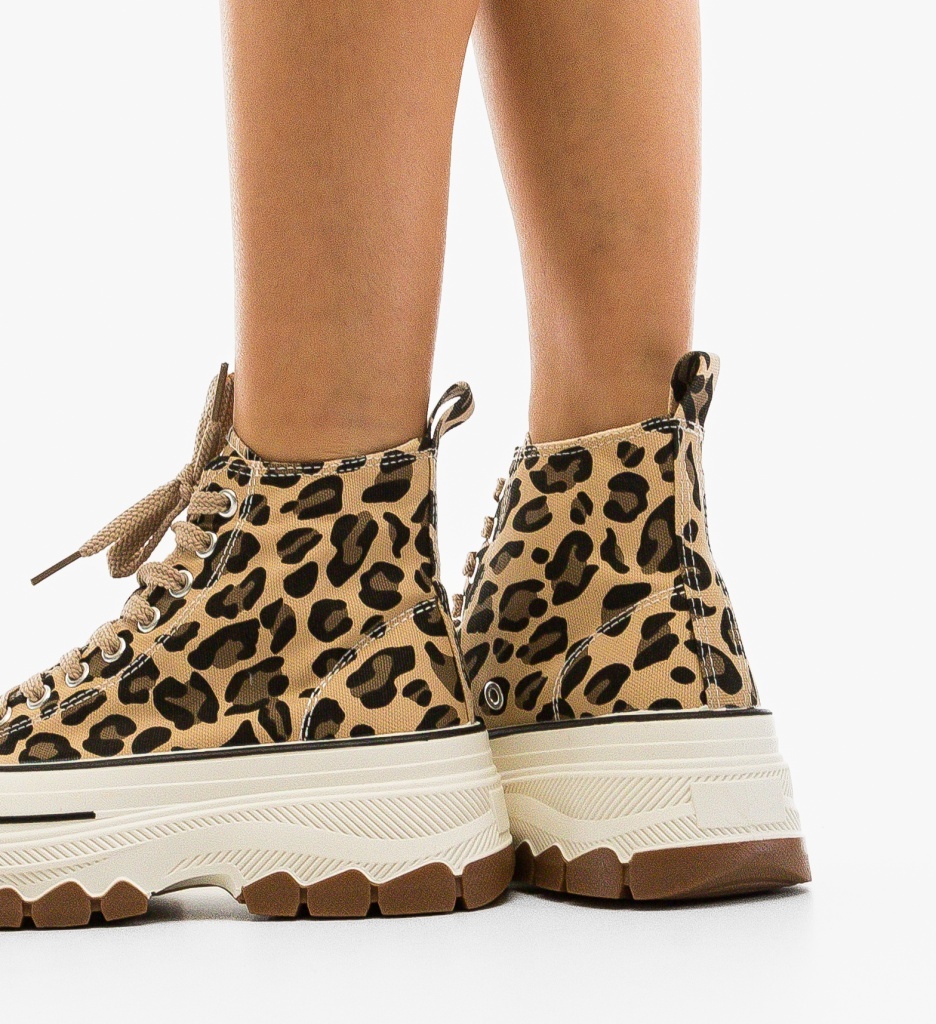 Sneakers Dama Pusty Print - Confort și Stil Urban - imagine 2