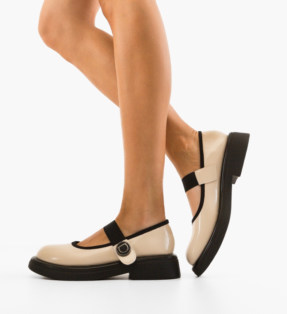 Pantofi Casual Adem Bej - Confort & Stil Zilnic - imagine 2