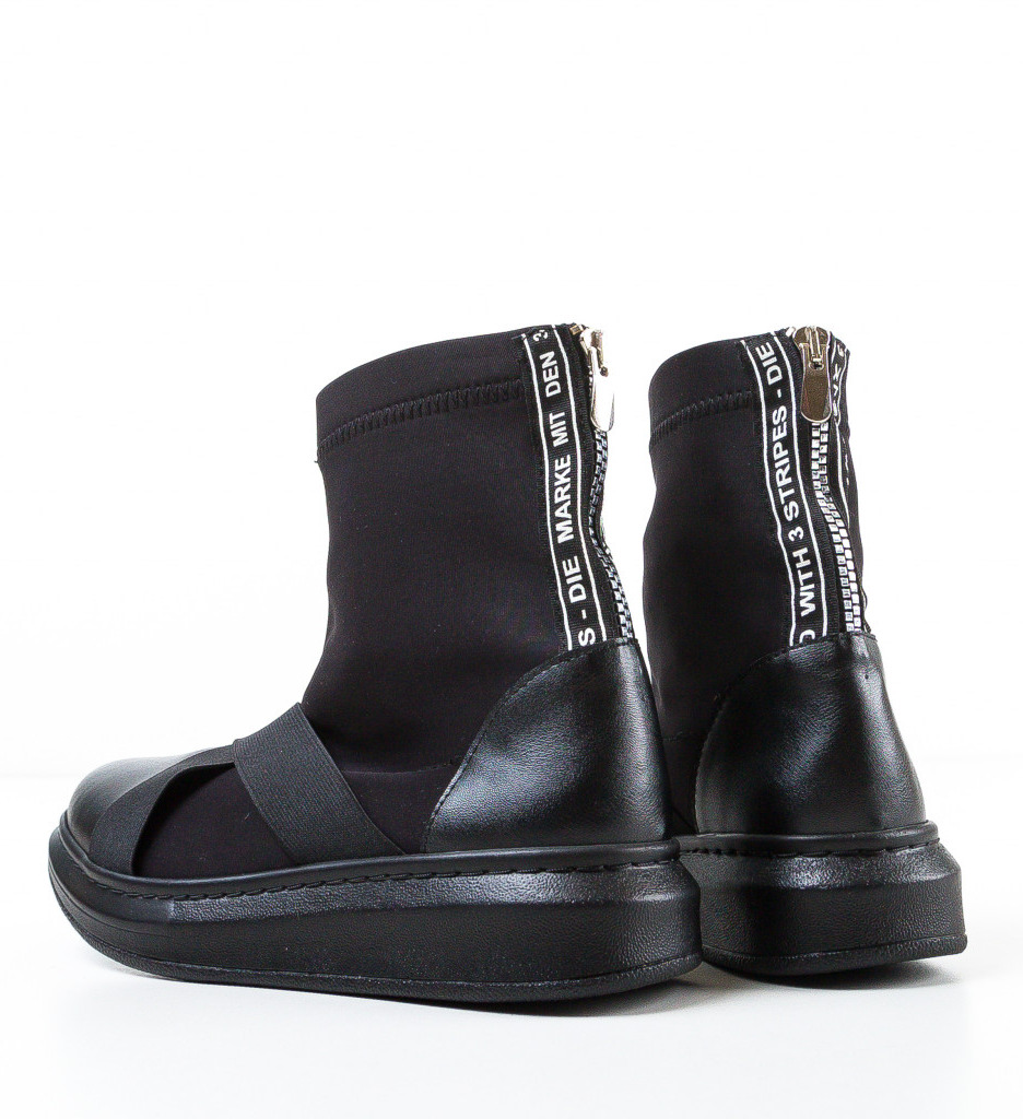 Pantofi Cenice Negri 2 | Confort Sport - imagine 7