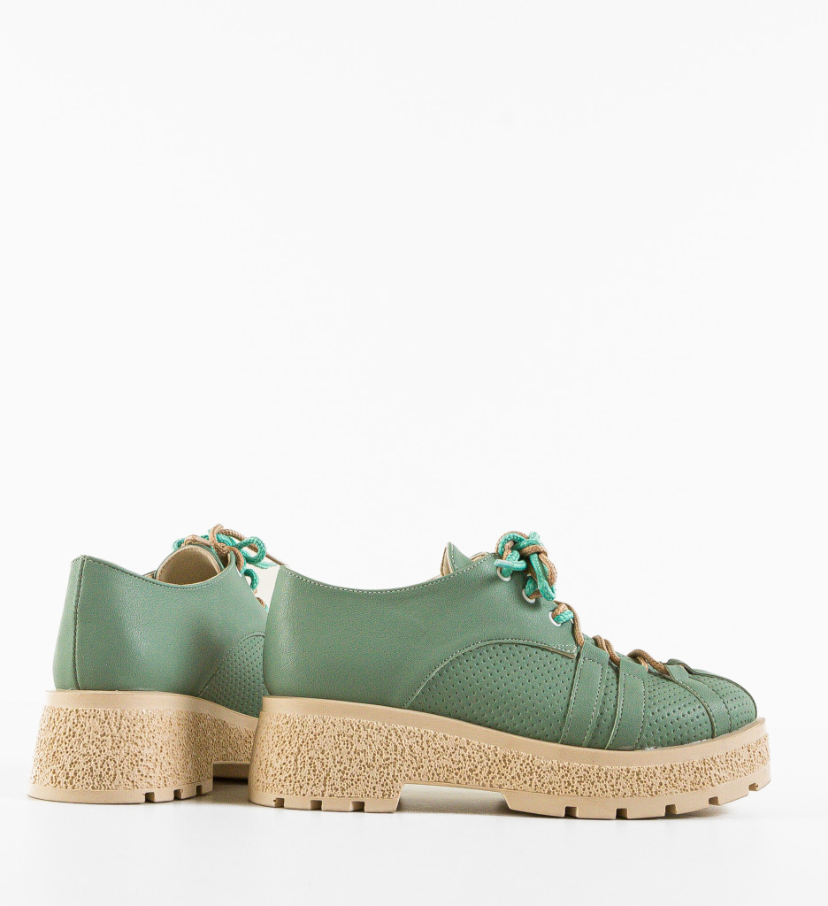 Pantofi Casual Memy Verzi - Confort și Stil - imagine 7