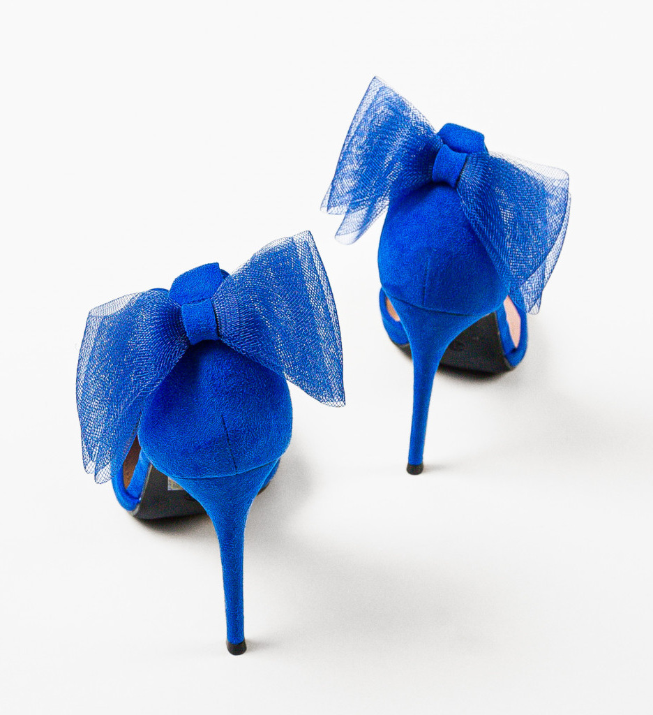 Pantofi Dama Serrano Albastri | Eleganță și Stil - imagine 3