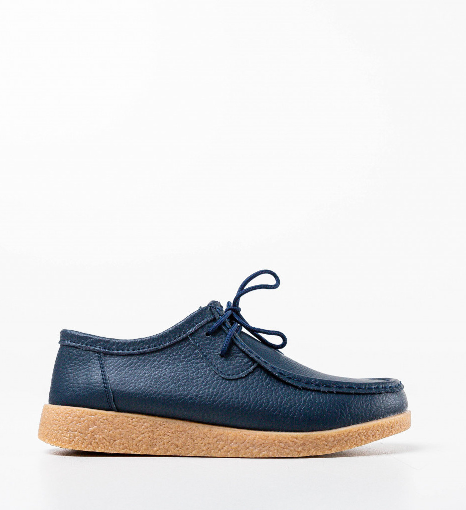 Pantofi Casual Albastri Niko - Confort Zilnic - imagine 4