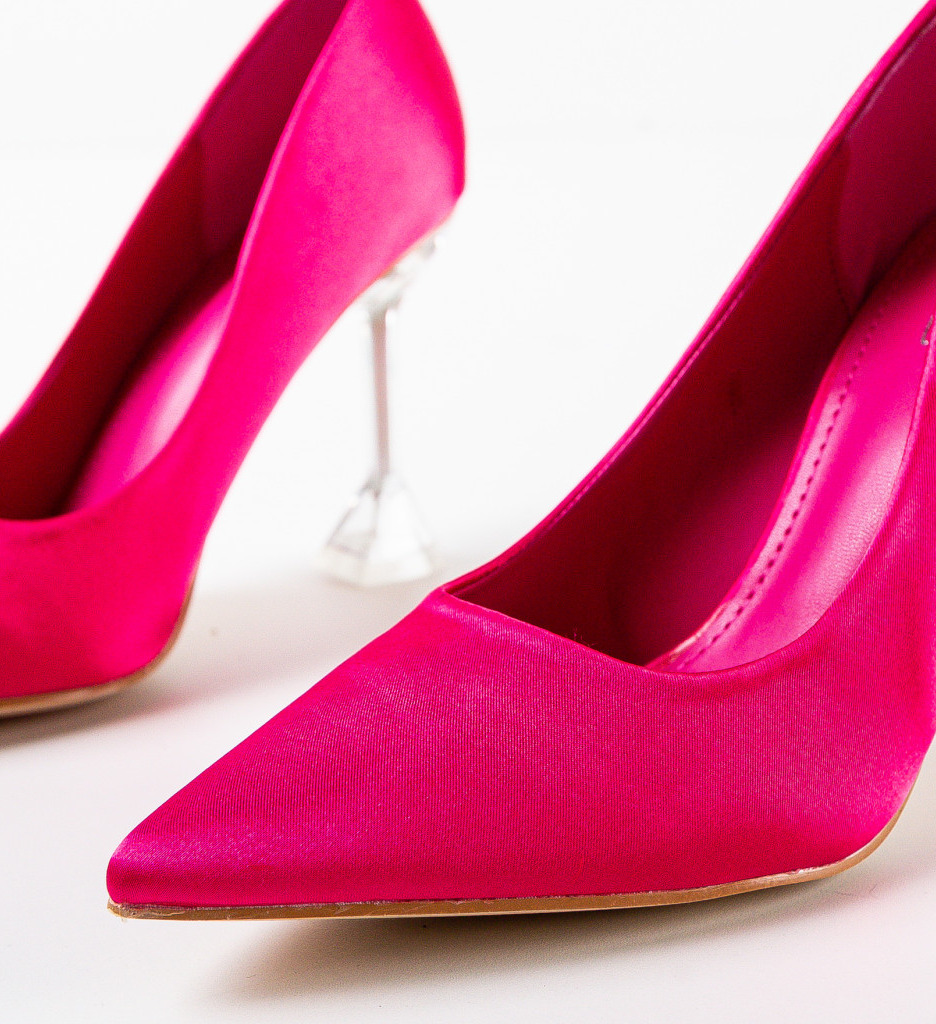 Pantofi Luso Fuchsia cu Toc Eleganți - imagine 7