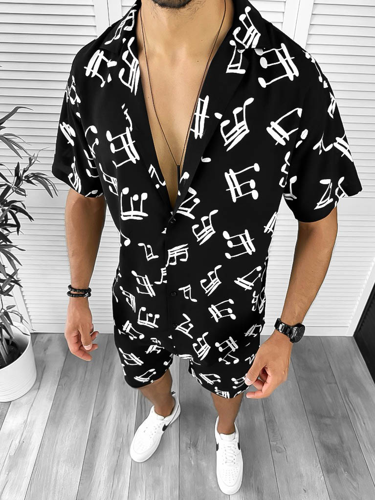 Compleu Vara Barbat Imprimeu Elegant