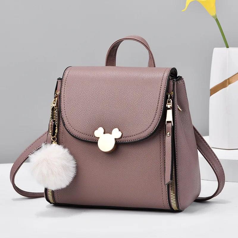 Rucsac Delis Mickey GT2940 Mov Piele Ecologică