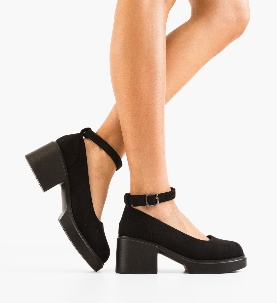 Pantofi cu toc Grima Negri - Eleganță maximă - imagine 2