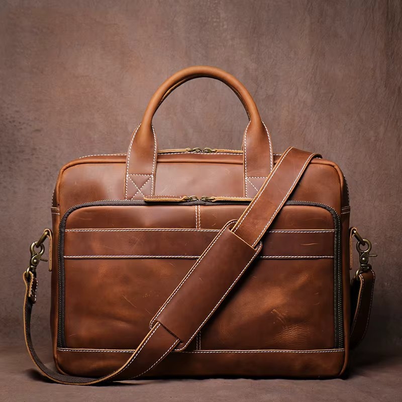Sacha GT3300 Servieta Piele Cognac