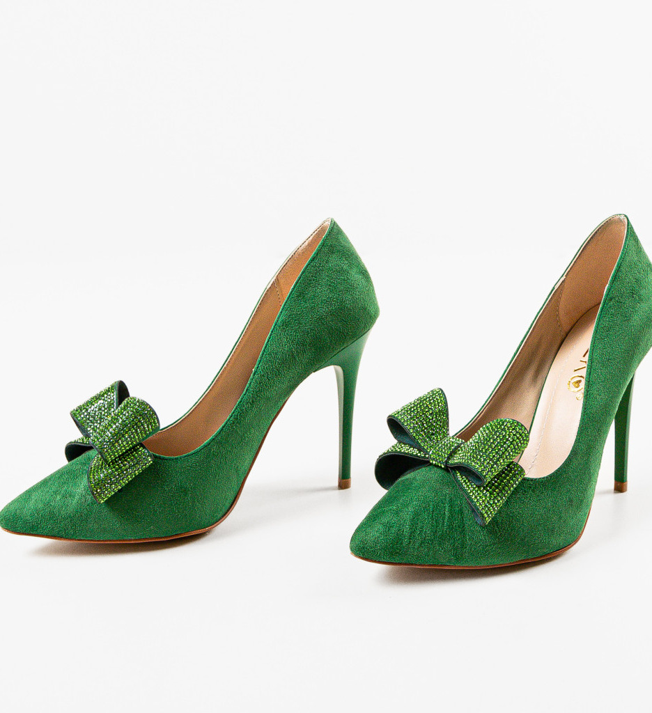 Pantofi cu Toc Farma Verzi - Eleganță Asigurată - imagine 5