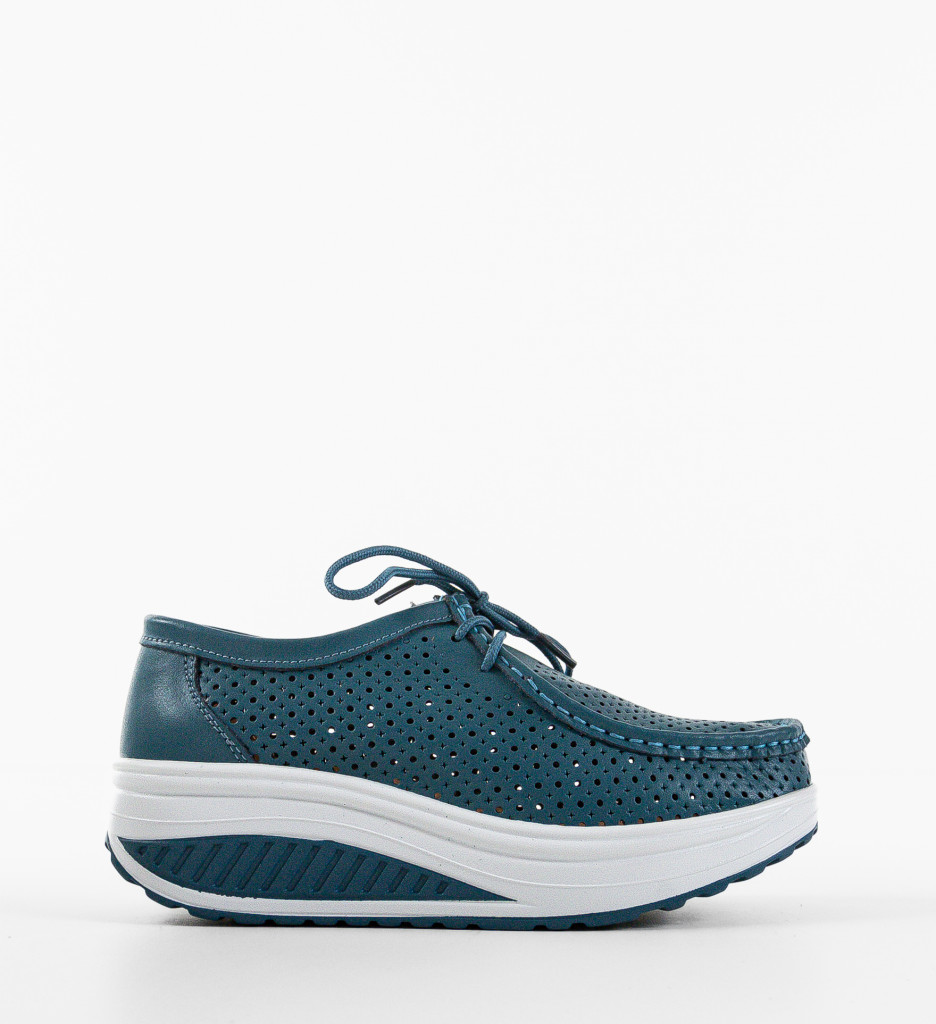 Pantofi Casual Baroco Albastri 2 - Confort & Stil - imagine 5