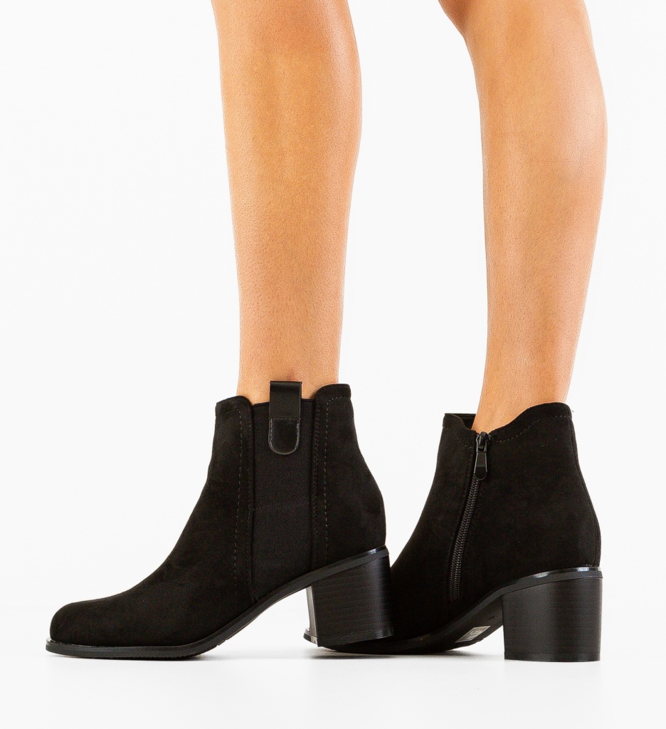 Botine Gregory Negre - Eleganță și Confort - imagine 2