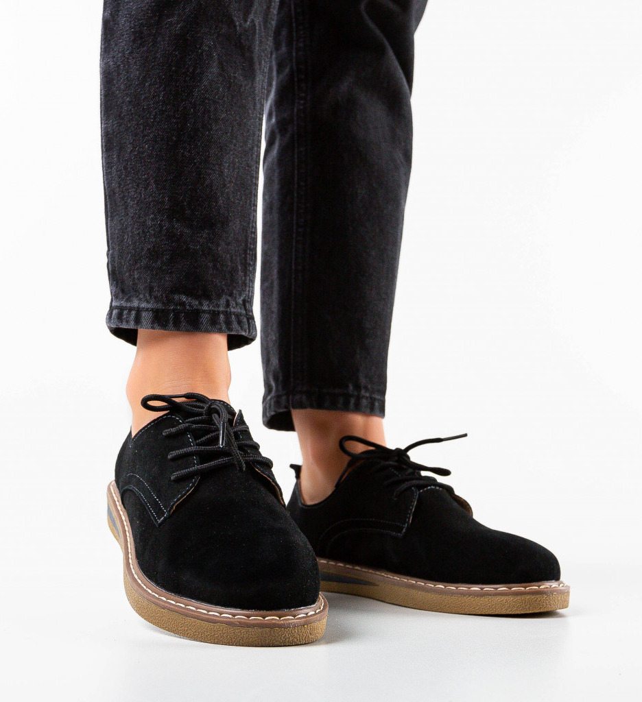 Pantofi Casual Romena Negri - Confort și Stil - imagine 2