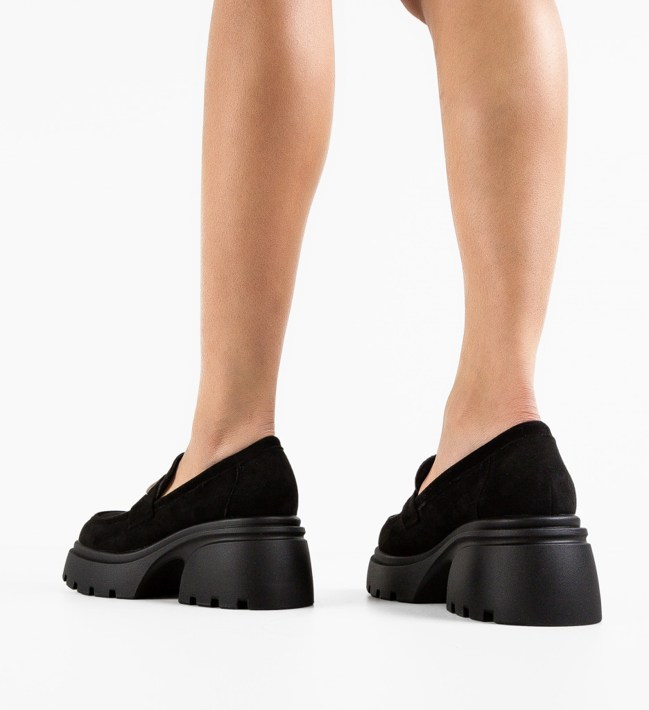 Pantofi Casual Dama Stelar Negri - Confort și Stil - imagine 4