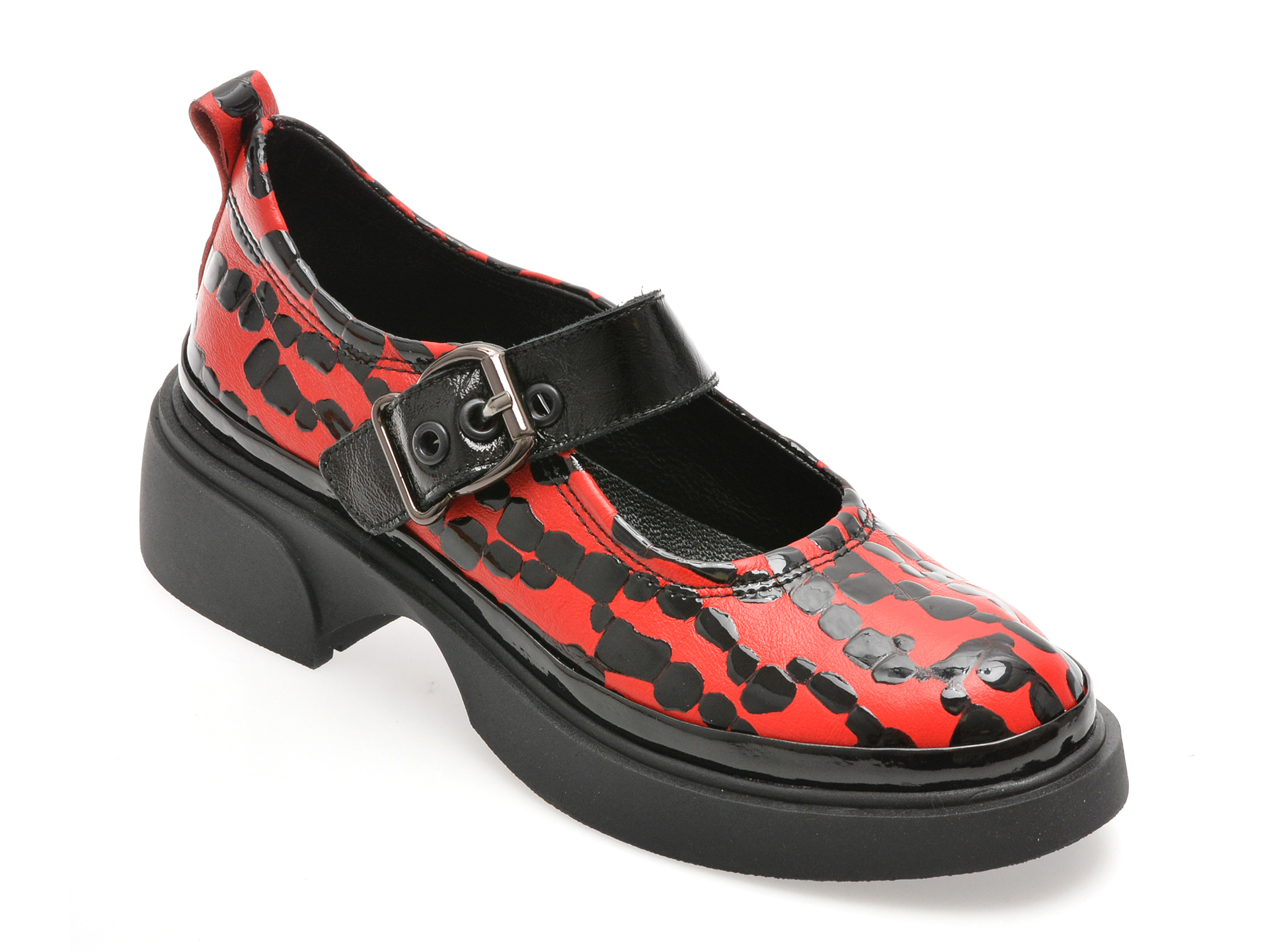 Pantofi GRYXX Rosii Eleganți din Piele