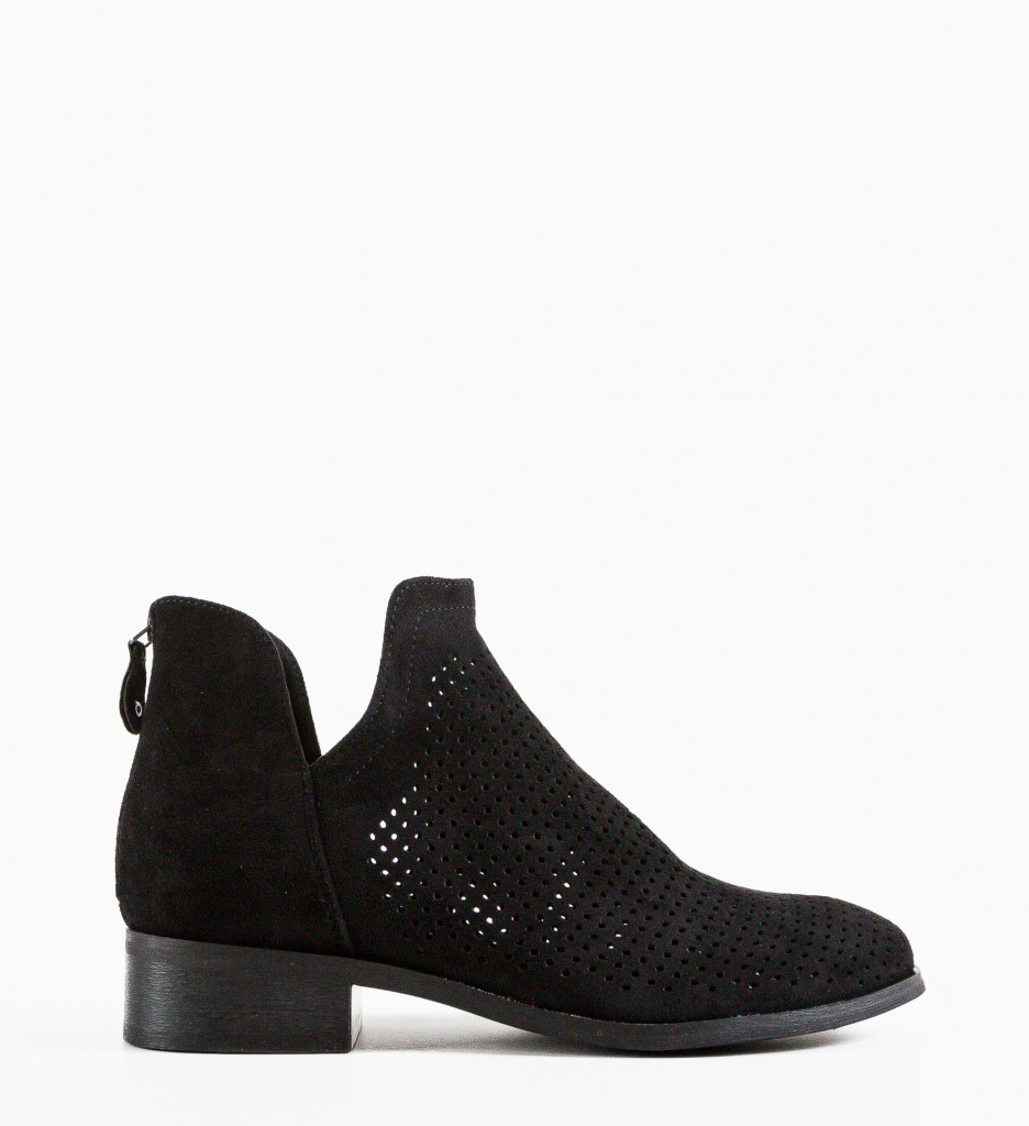 Botine Dama Felt Negre - Eleganță și Stil - imagine 6
