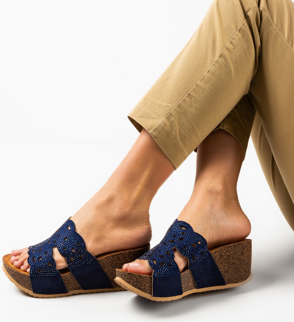 Sandale Platforme Eloise Bleumarin | Stil & Confort
