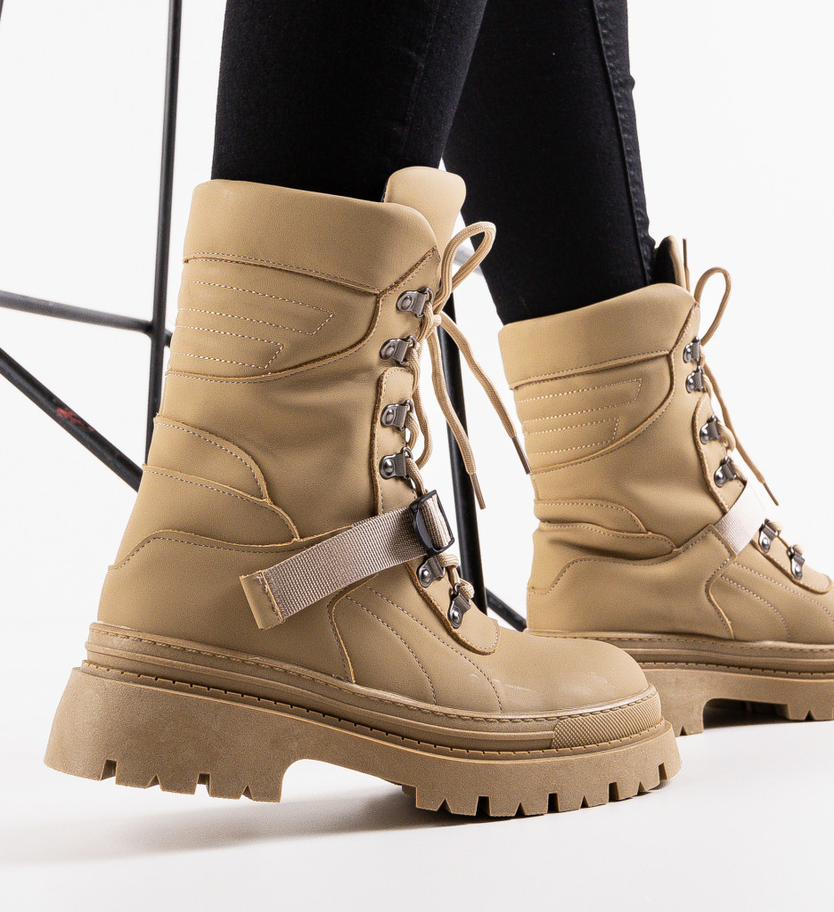 Ghete Algala Khaki - Confort și Stil Modern