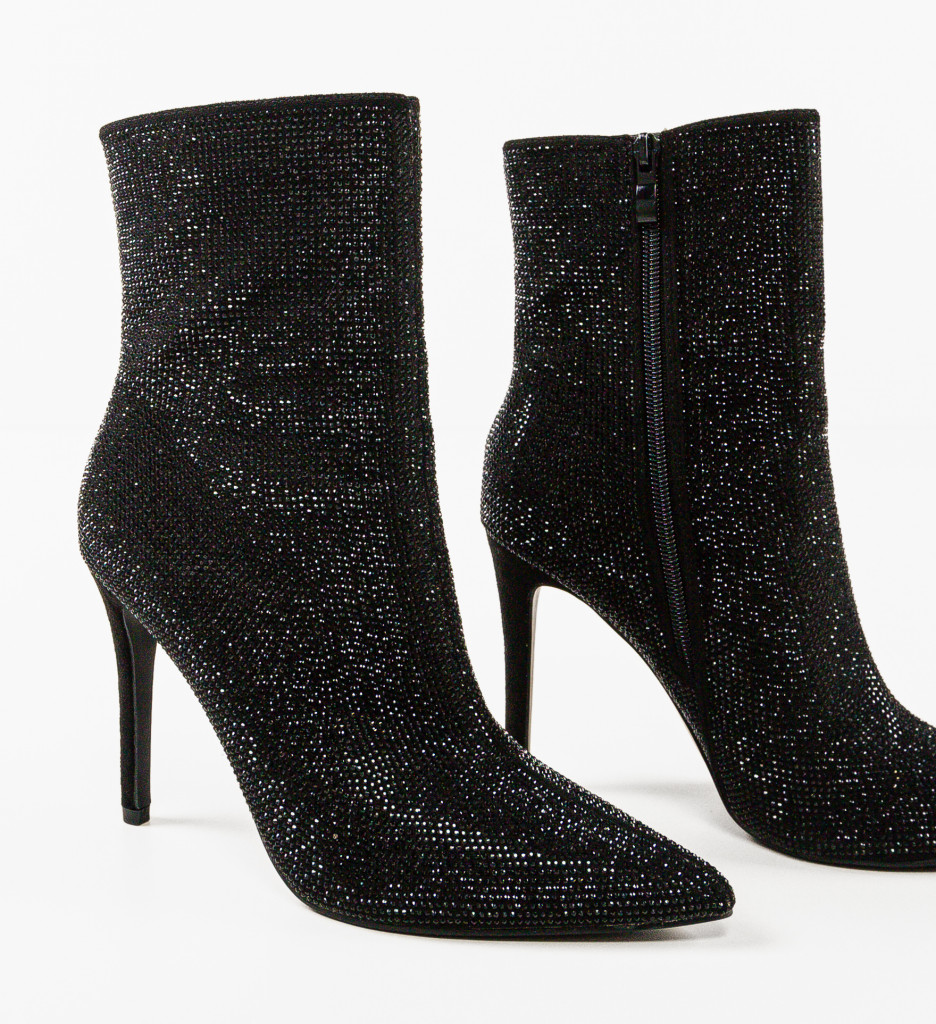 Botine Dama Fatma Negre - Eleganță și Confort - imagine 8
