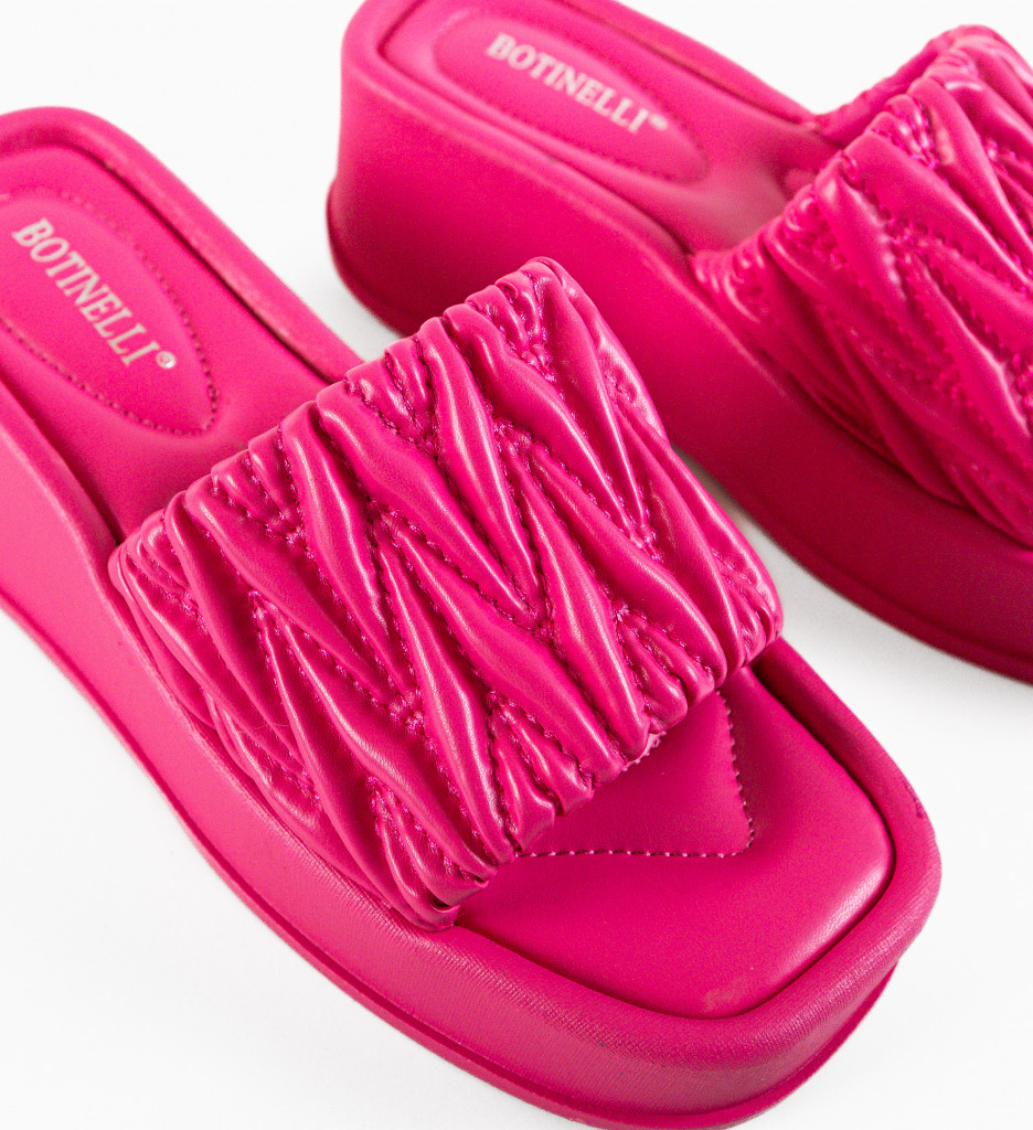 Papuci dama Torne Fuchsia - Confort și Stil - imagine 13