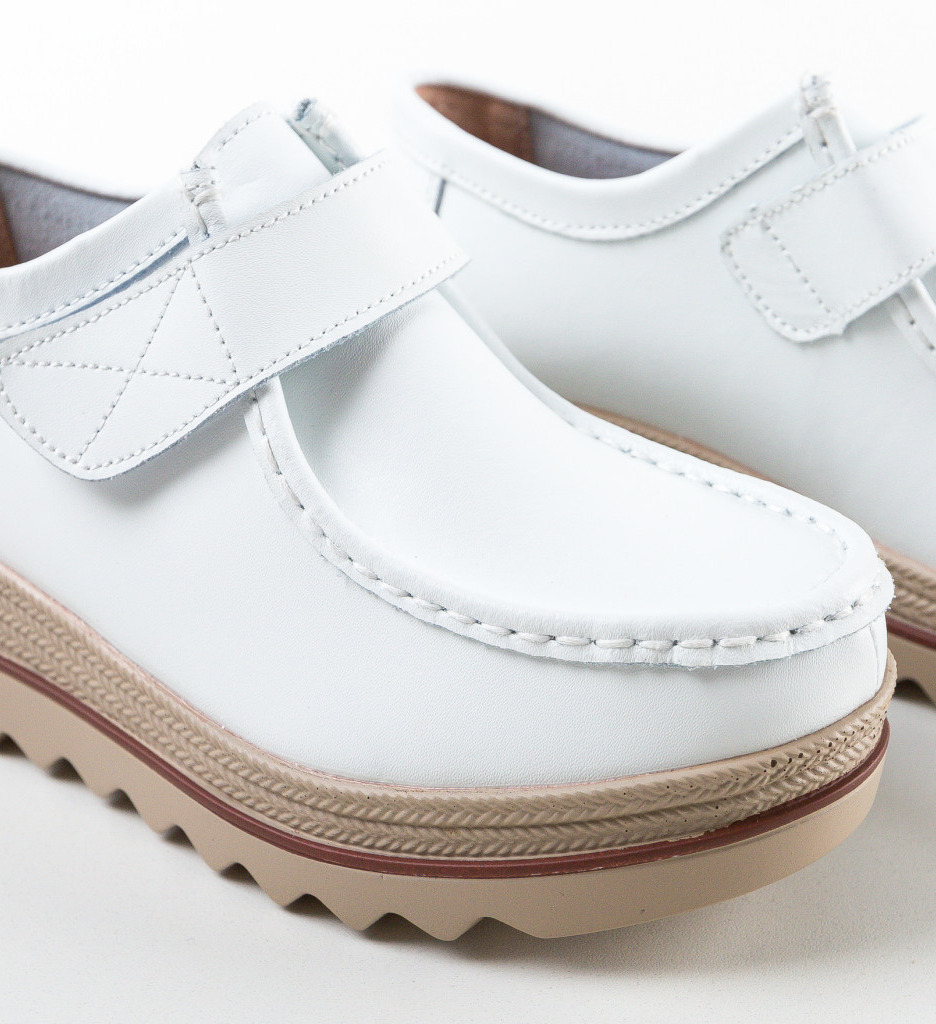 Pantofi Casual Albi Straif - Confort și Stil - imagine 8