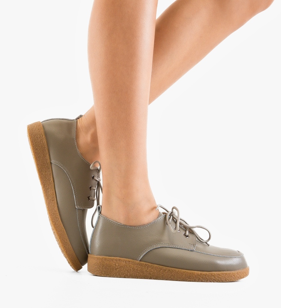 Pantofi Casual Maye Gri - Confort și Stil - imagine 2