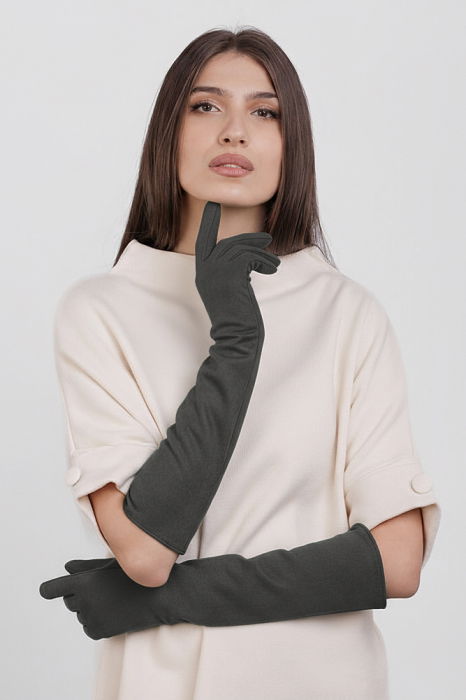 Mănuși Lungi Catifelate Shopika cu Touchscreen