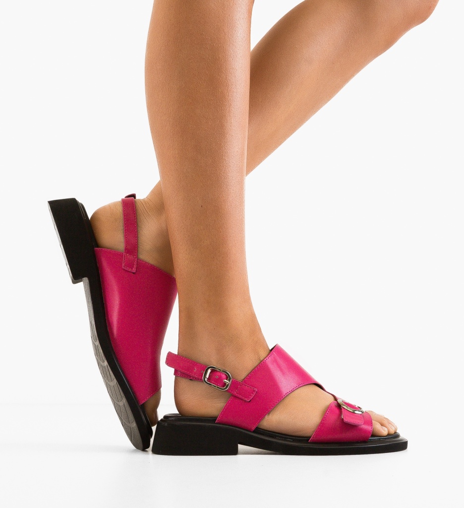 Sandale Brumie Fuchsia | Stil și Confort