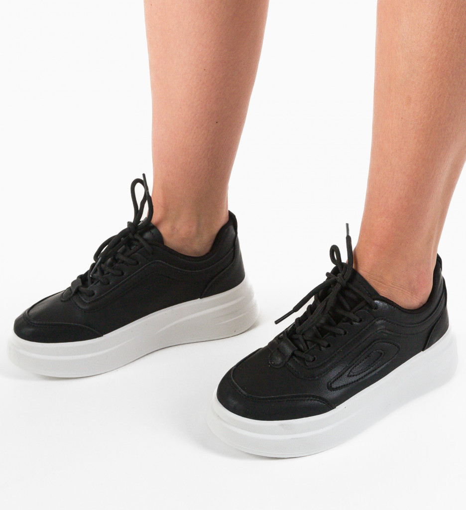 Sneakers Dama Negri Confort Urban - imagine 3