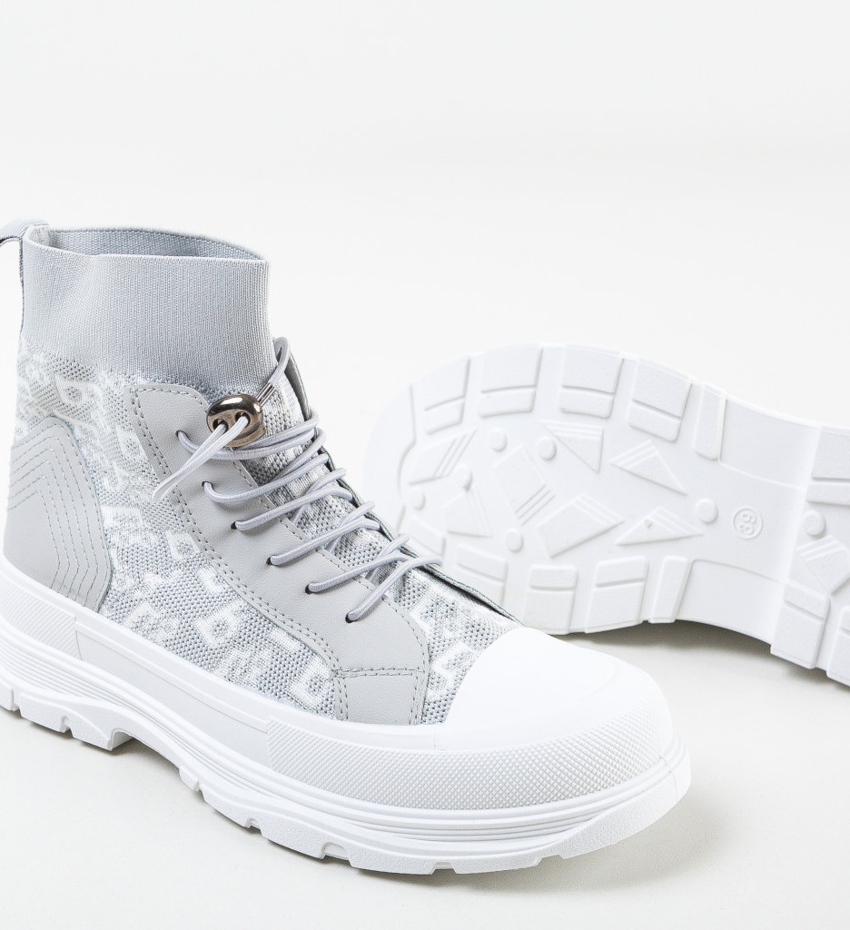 Ghete Dama Levine Gri | Eleganță Zilnică - imagine 7