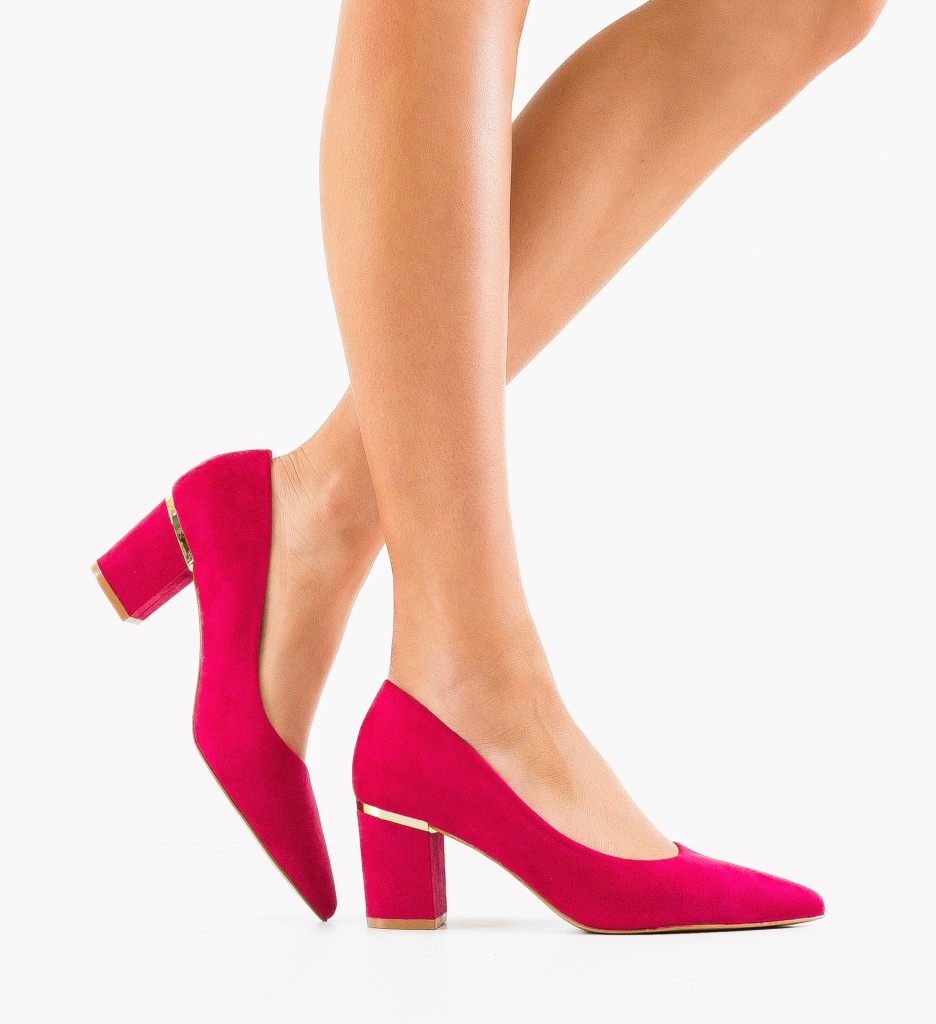 Pantofi Michi Fuchsia - Eleganță și Stil - imagine 2