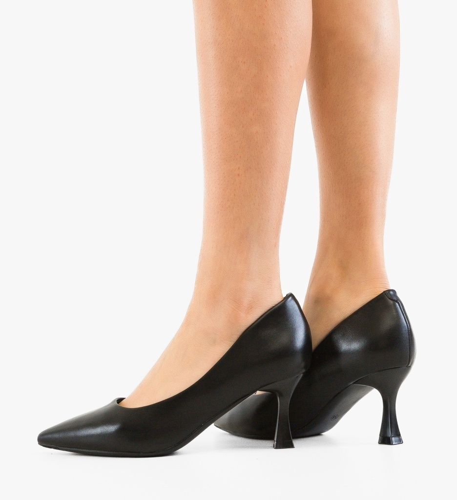 Pantofi Stiletto Yuzuha Negri - Eleganță și Stil - imagine 5