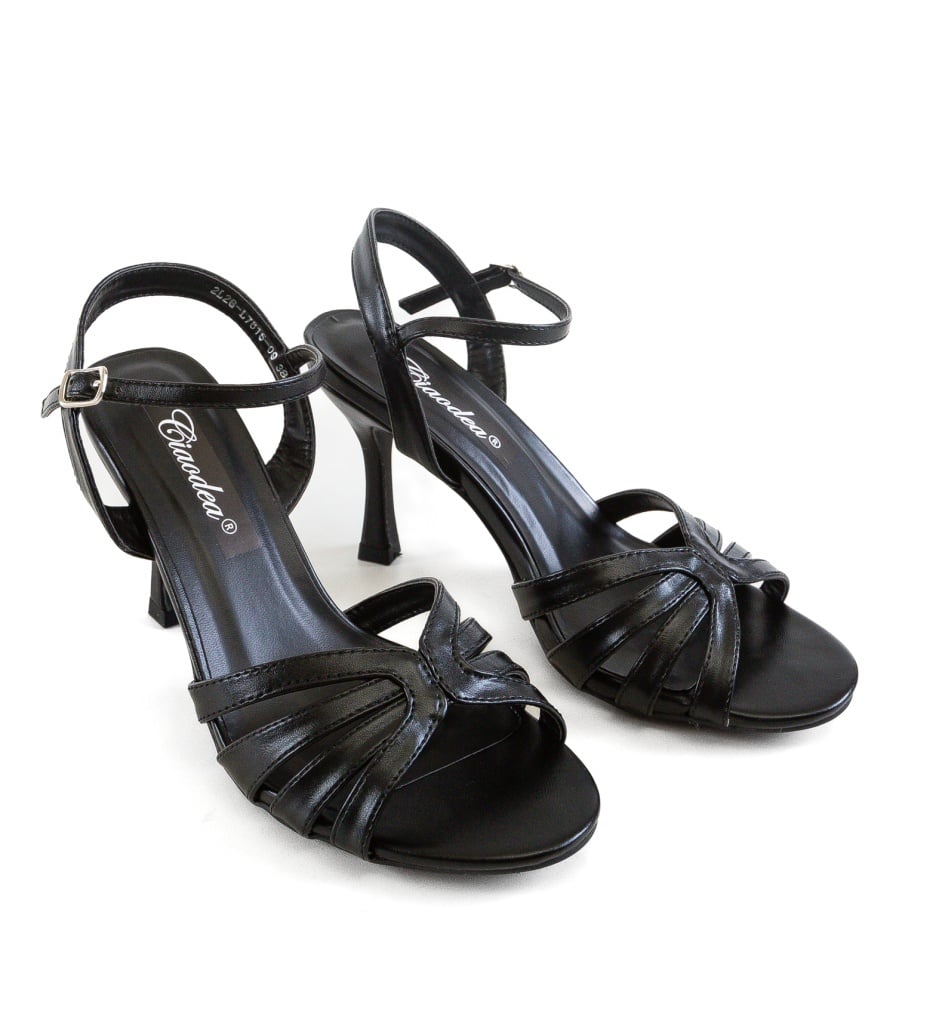 Sandale Dama Faddeun Negre Elegante - imagine 5