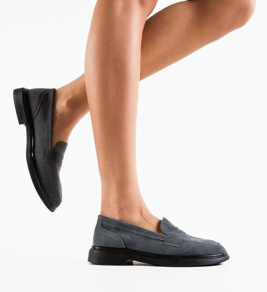 Pantofi Casual Butler Gri - Confort si Stil - imagine 3