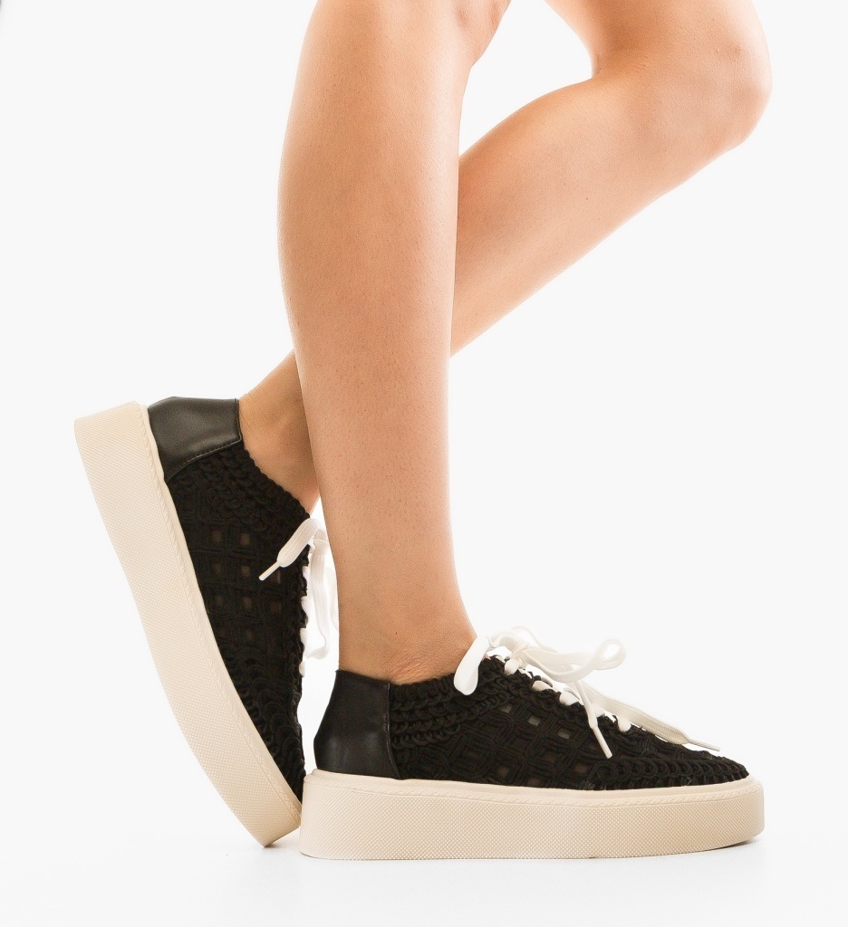 Sneakers Aihao Negri - Confort și Stil pentru Sport