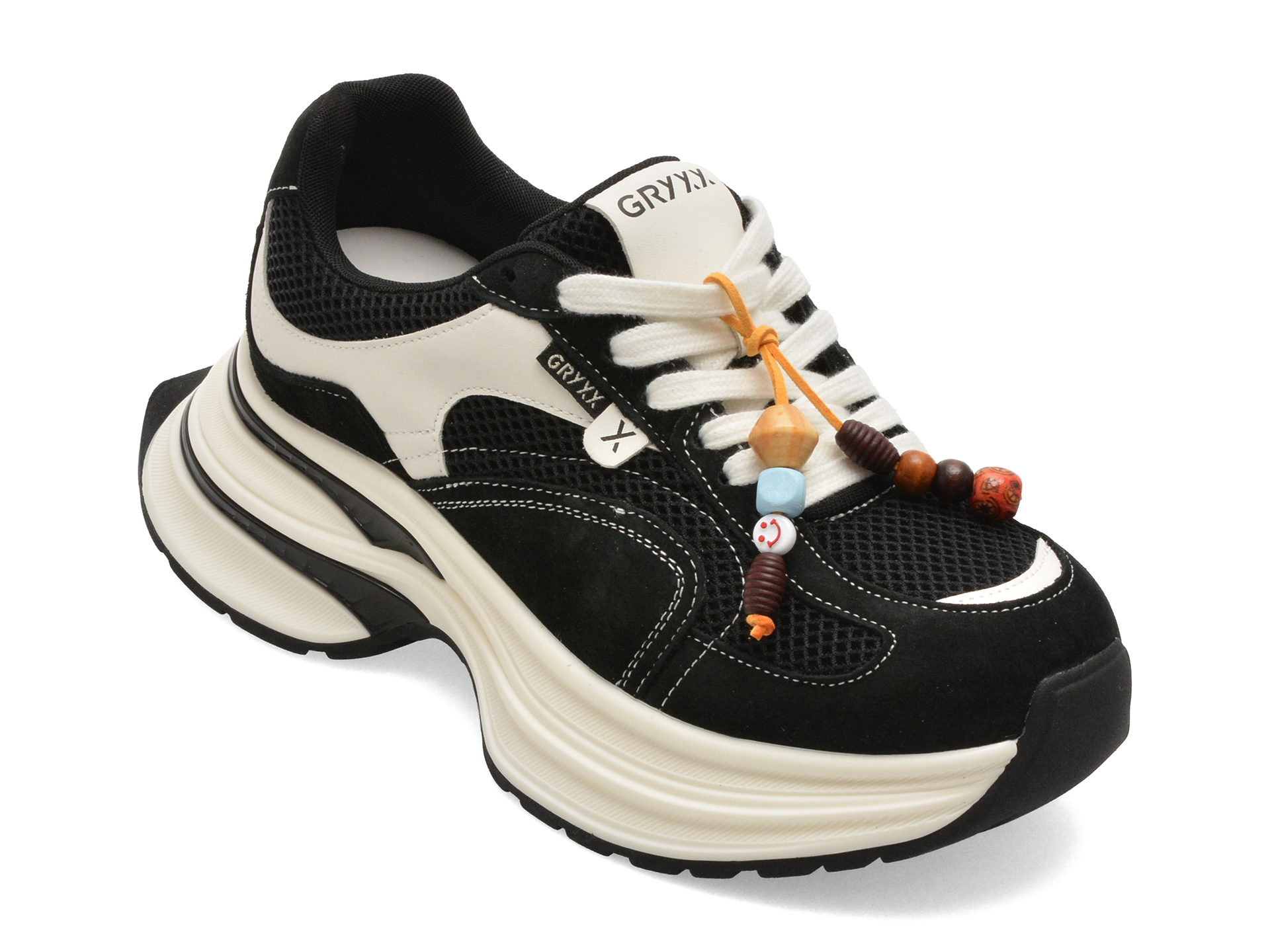 Pantofi Sport GRYXX Nabuc Negri | Confort Urban
