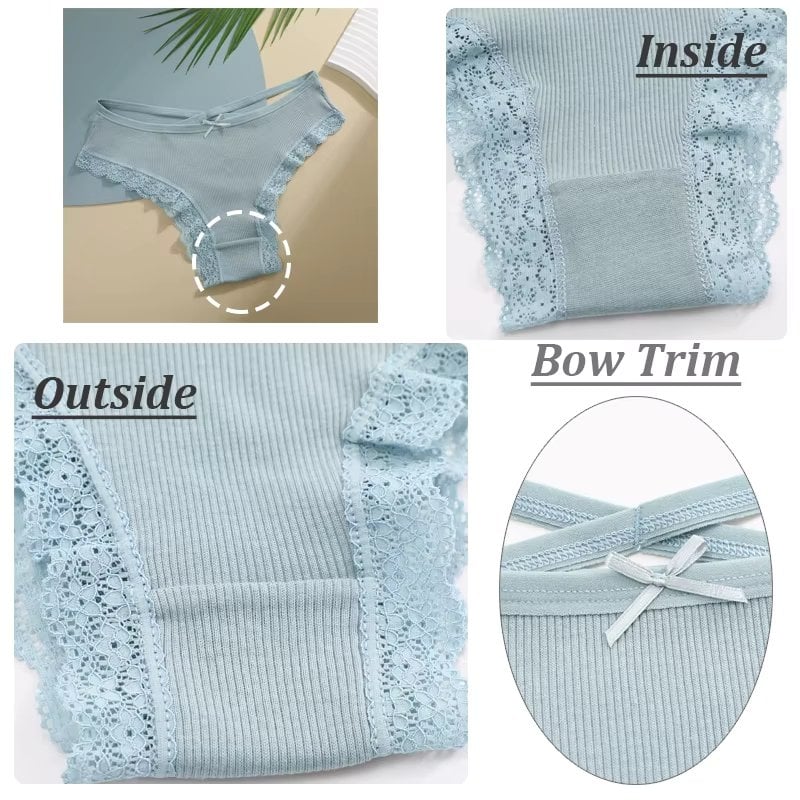 Set 3 Chiloți Dama Picadili - Confort Bumbac - imagine 3