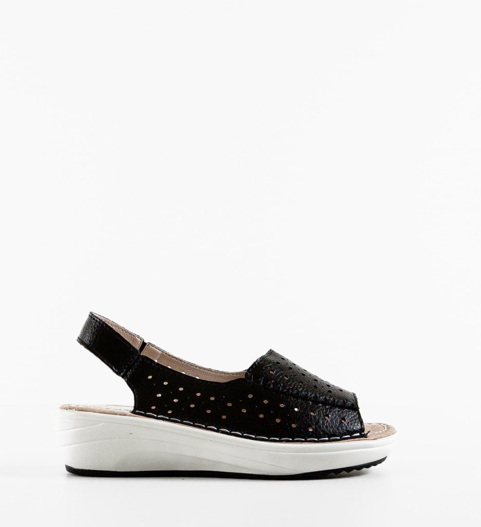 Platforme Lindone Negre 2 - Stil Casual Elegant - imagine 5