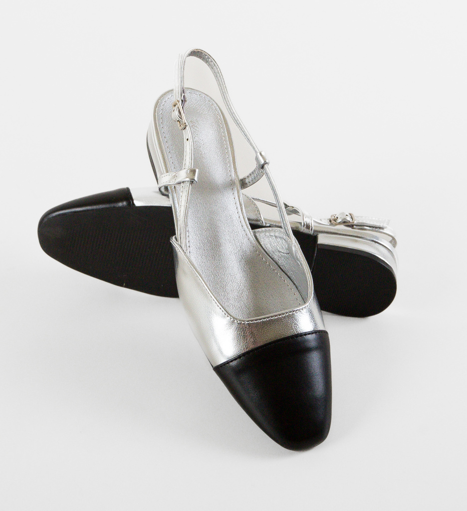 Pantofi Karuna Argintii - Eleganță și Stil - imagine 5