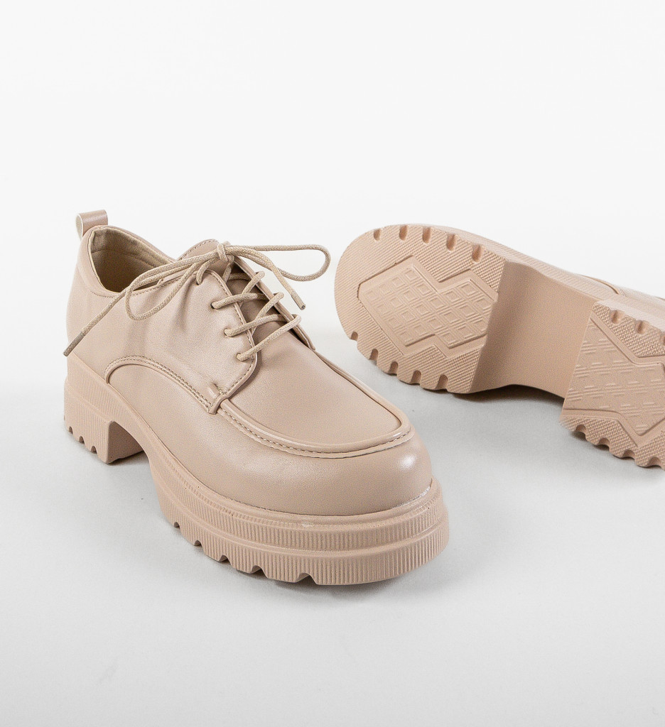 Pantofi Casual Welc Bej - Confort și Stil - imagine 7