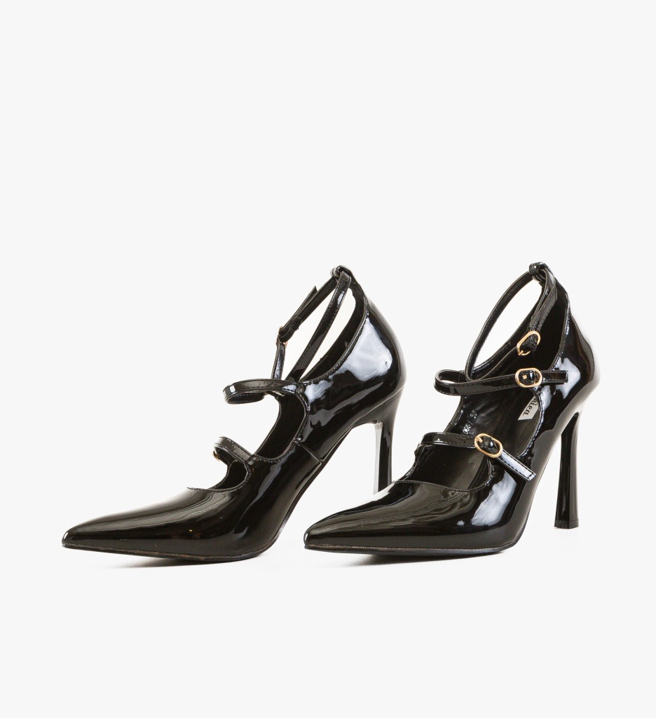 Pantofi Okte Negri - Eleganță și Stil - imagine 8
