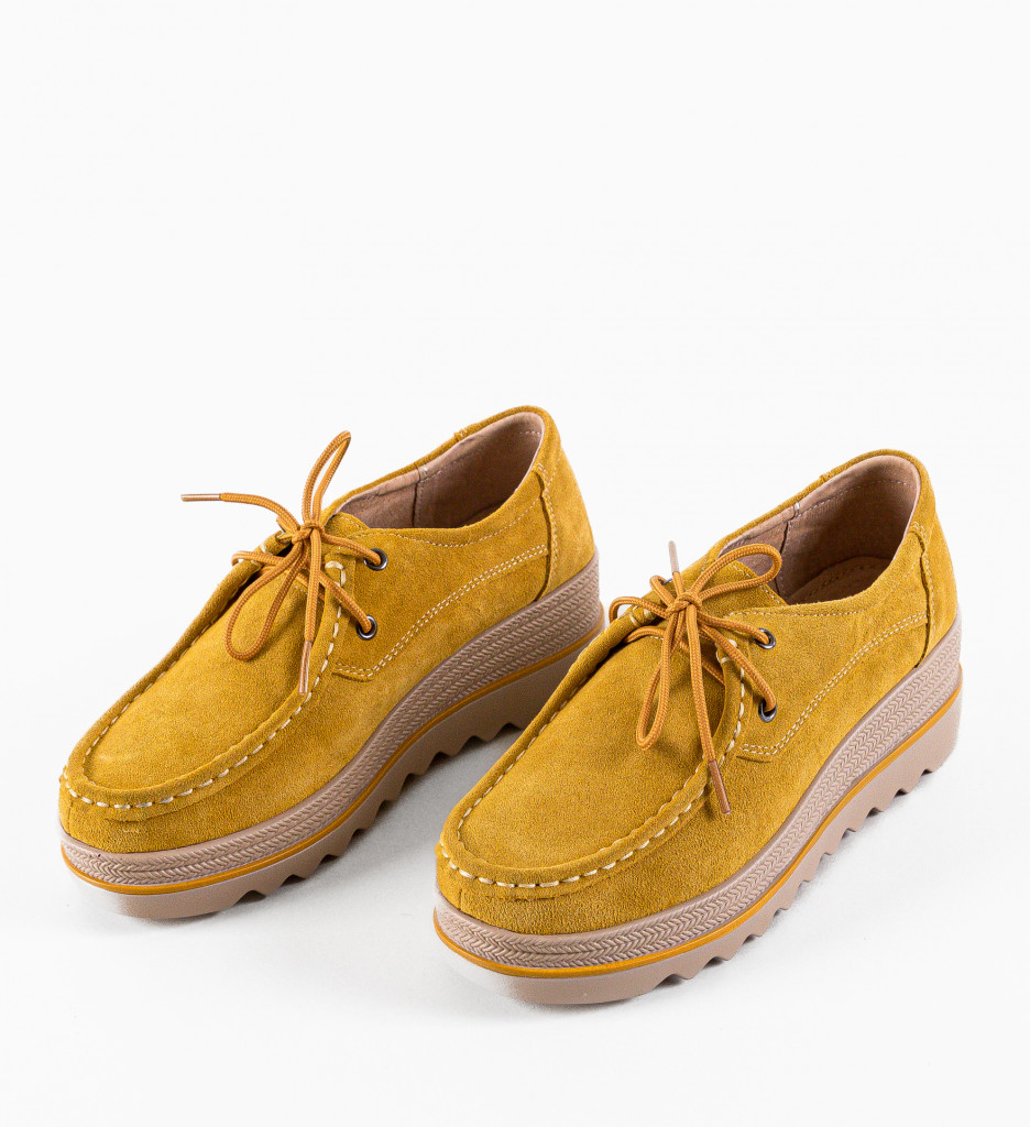 Pantofi Sagrio Galbeni | Stil și Confort Urban - imagine 5