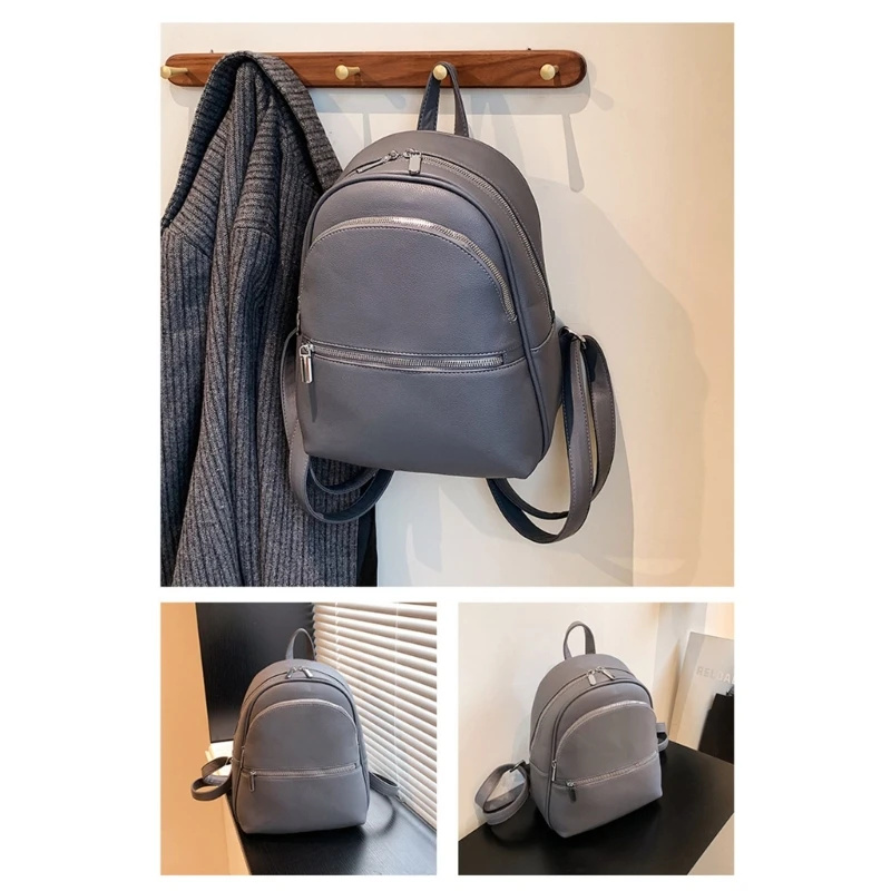 Rucsac Dama Delis Sidra GT3039 Gri - imagine 3