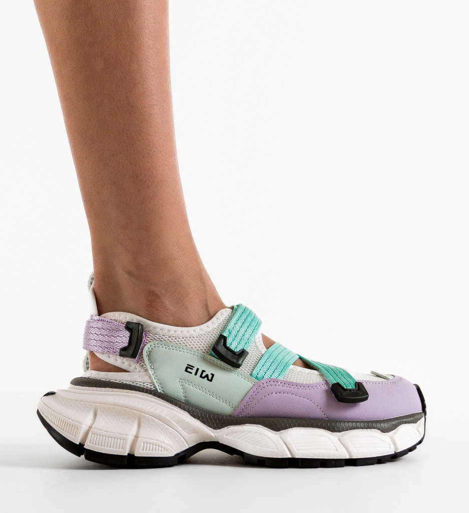Sneakers Dama Ewiu Albastri | Confort și Stil - imagine 5