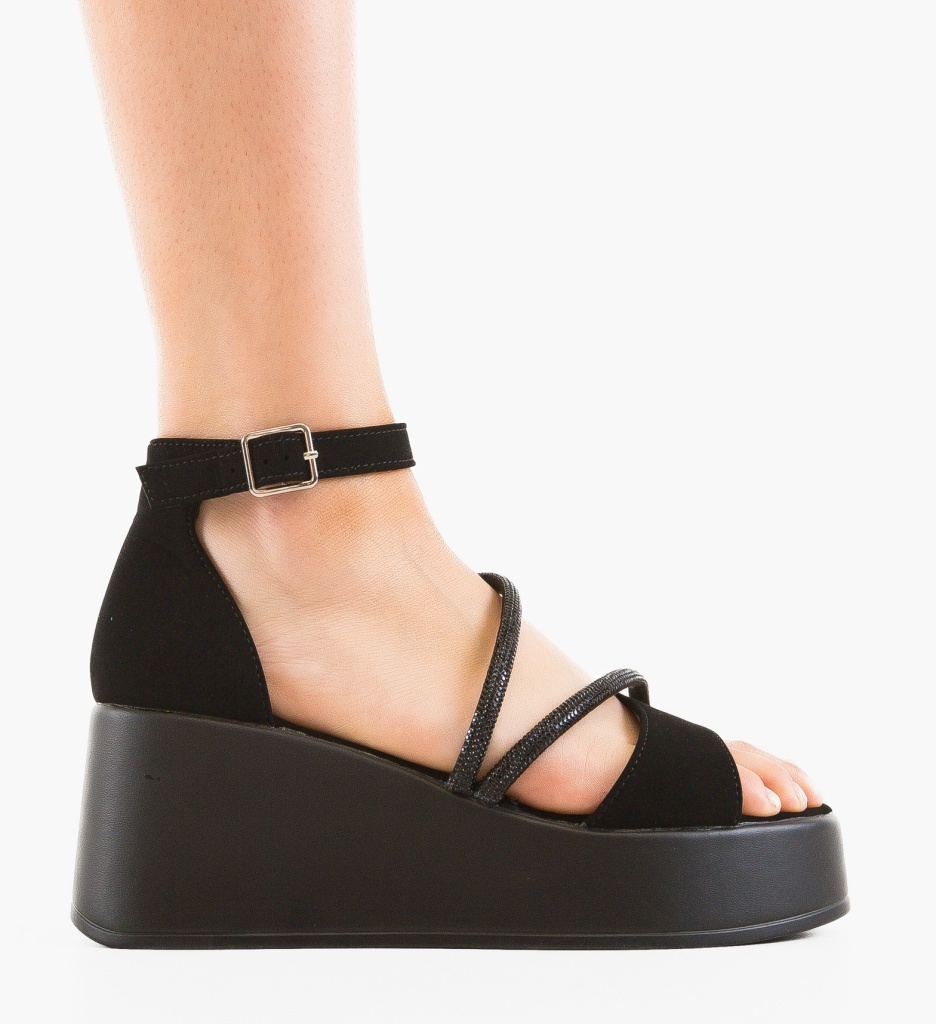 Sandale Dama Krom Negre – Eleganță și Confort - imagine 6