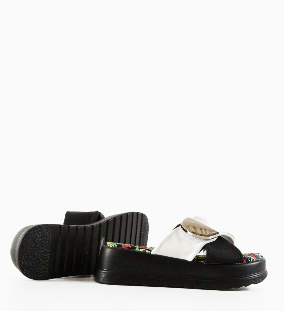 Papuci Browl Albi - Confort și Eleganță - imagine 7