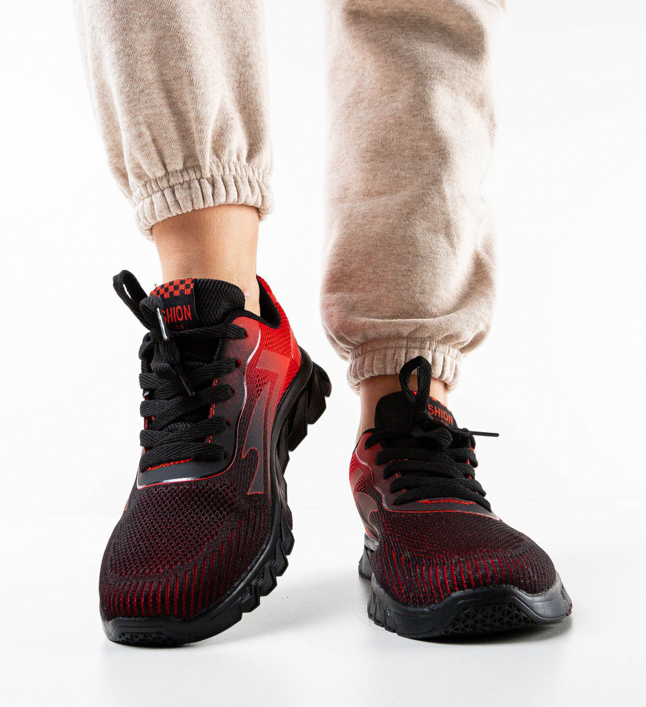 Pantofi Sport Caiden Roșii - Confort Maxim