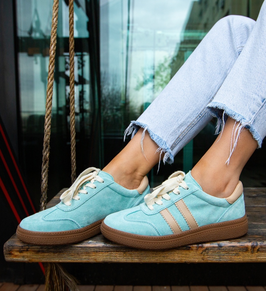 Sneakers Dama Marok Albastri | Confort și Stil Sport - imagine 5