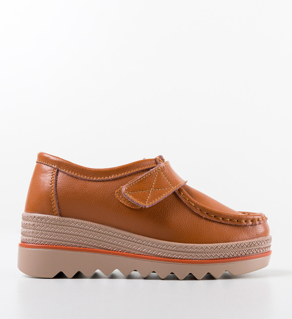 Pantofi Casual în Straif Camel - Versatili și Moderni - imagine 4